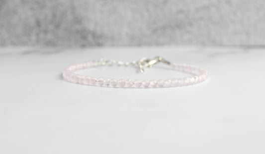 Rose Quartz Gemstone Bracelet
