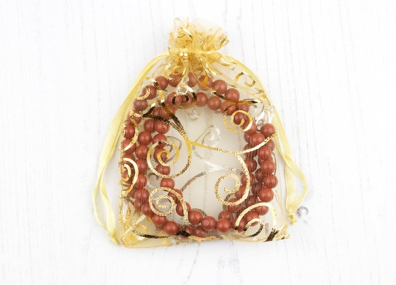 Red Jasper Beaded Necklace
