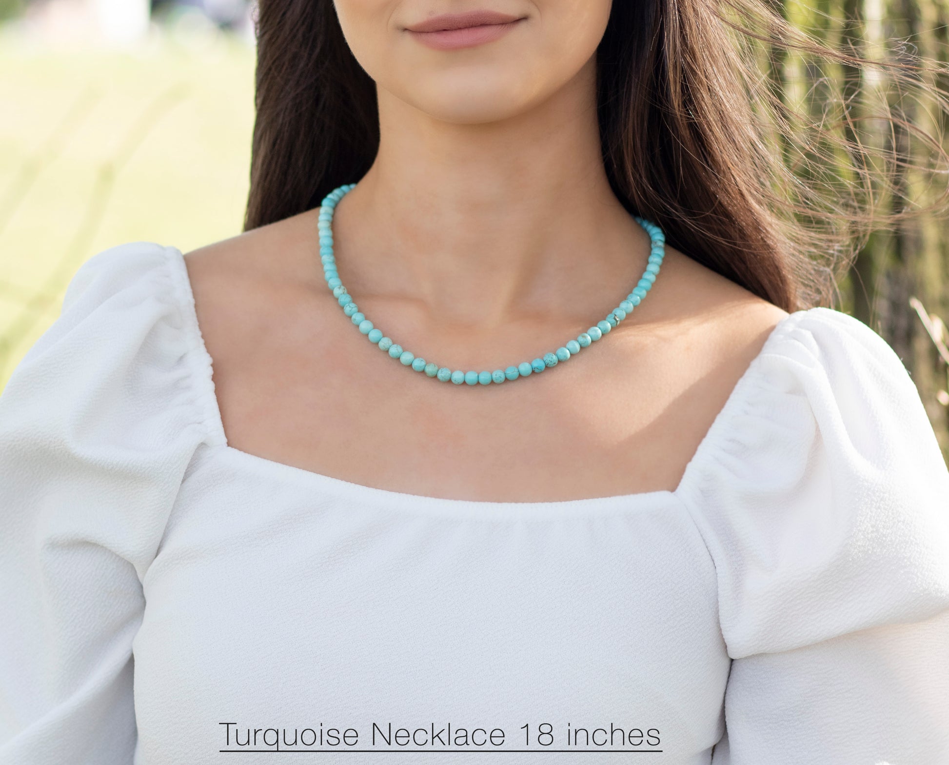 Turquoise Beaded Necklace