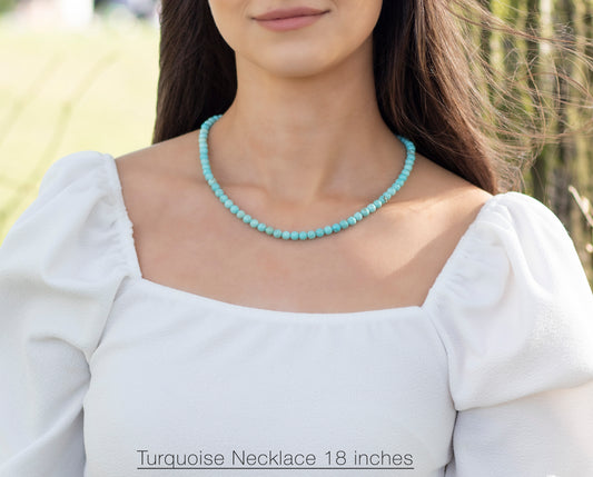 Turquoise Beaded Necklace