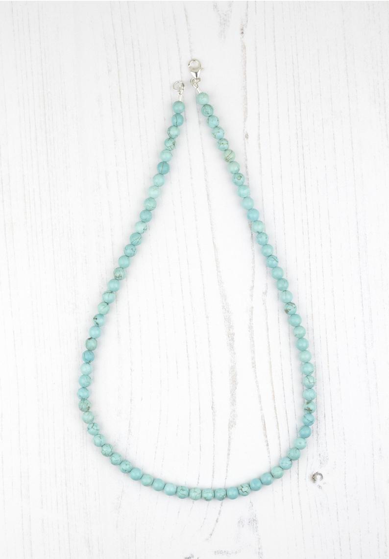 Turquoise Beaded Necklace